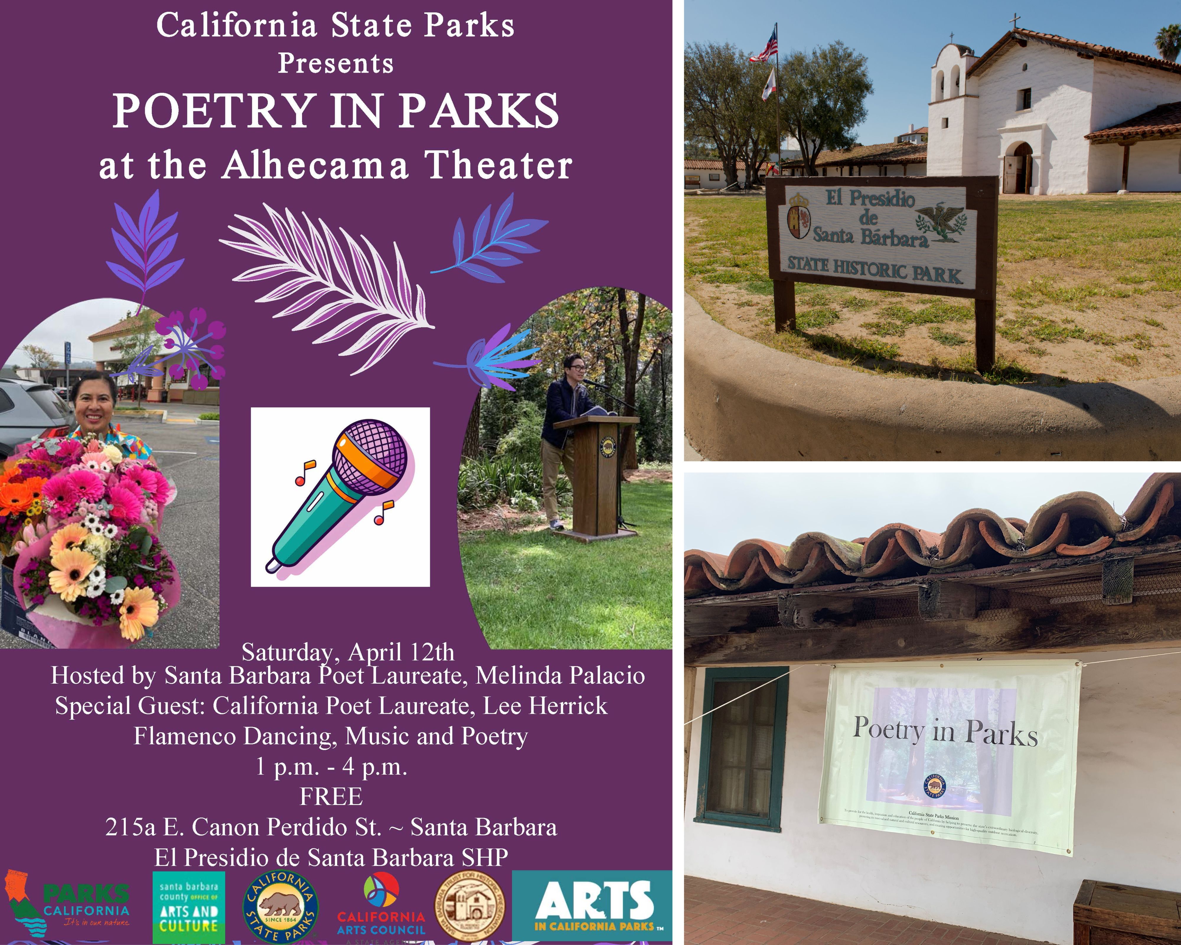 Poetry in Parks Santa Barbara Presidio 2025